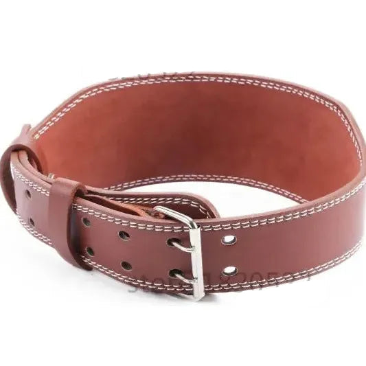 Leather Weightlifting Belt Gym