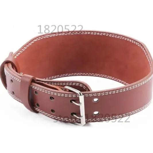 Leather Weightlifting Belt Gym